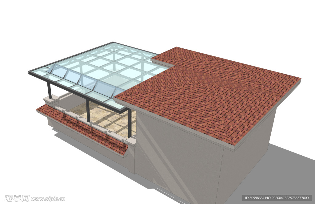 铝合金阳光房效果图