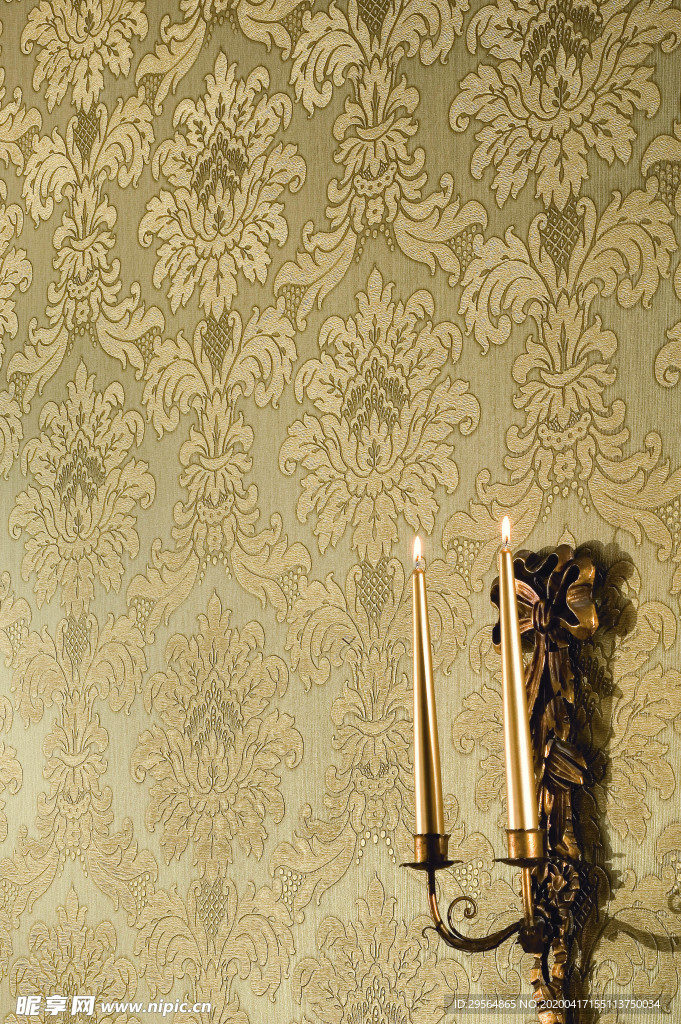 家装壁纸挂画展示空间效果图