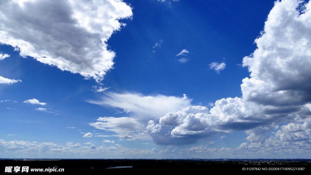 蓝天白云风景