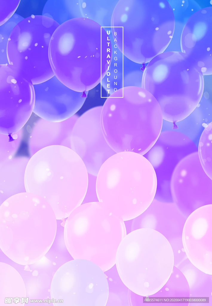 气泡气球海报
