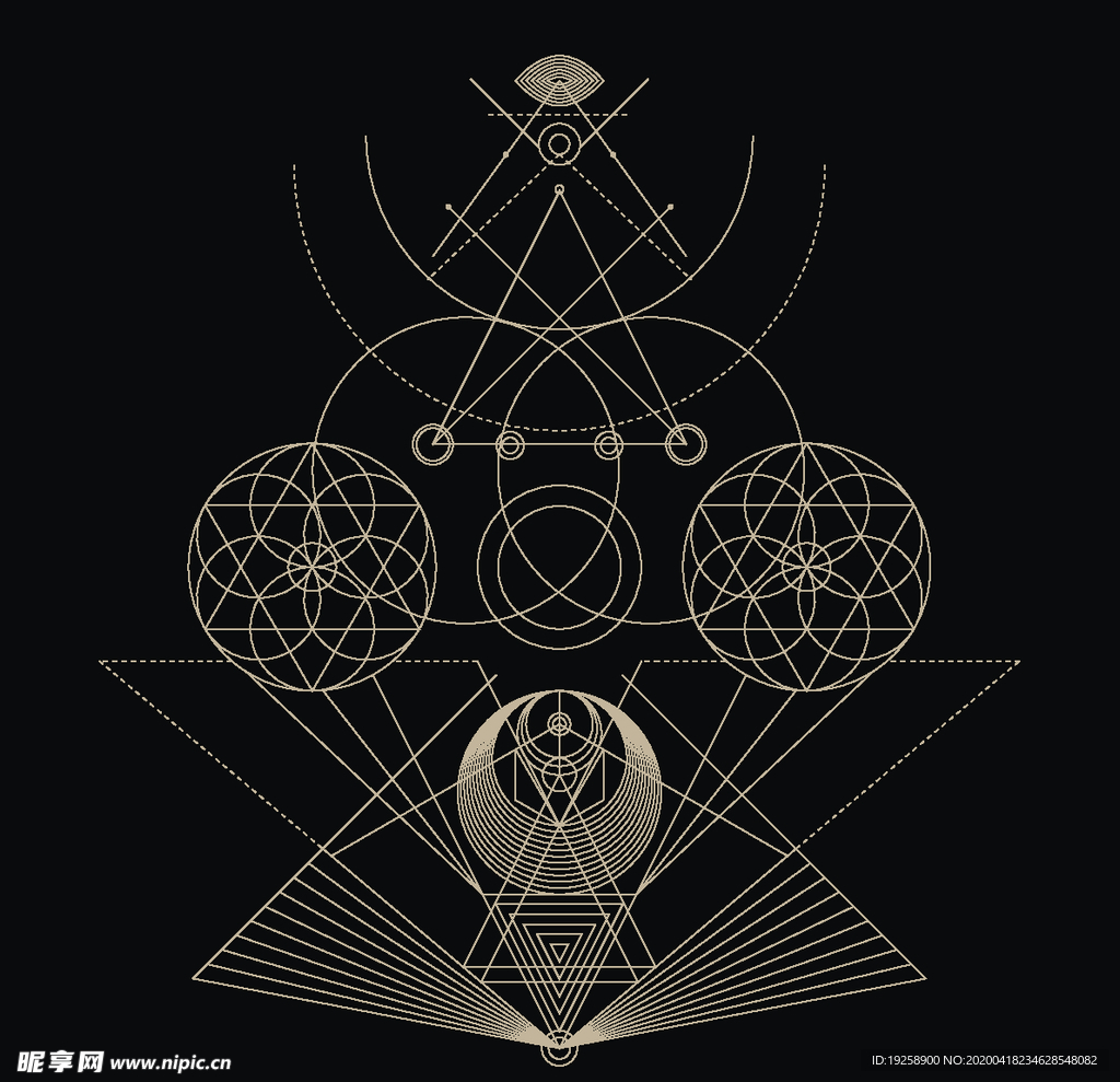 创意几何背景花纹