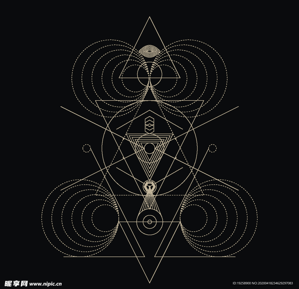 创意几何背景花纹