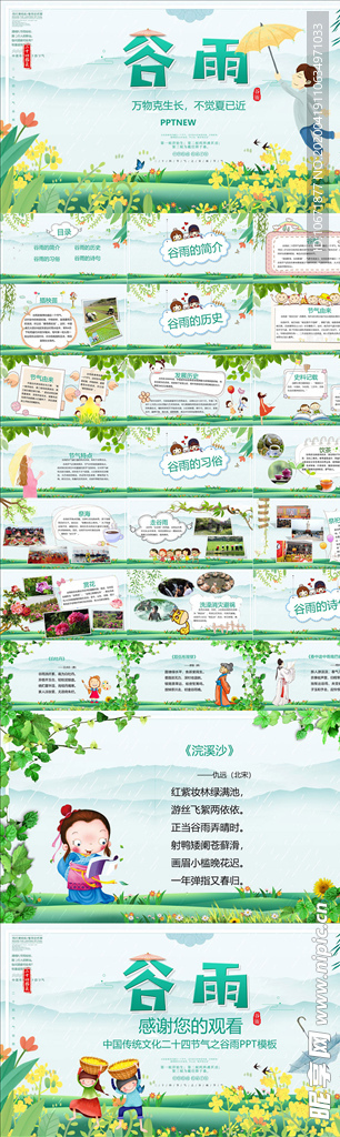 谷雨风PPT