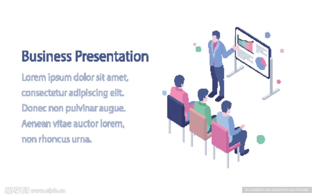 办公场景创意插画