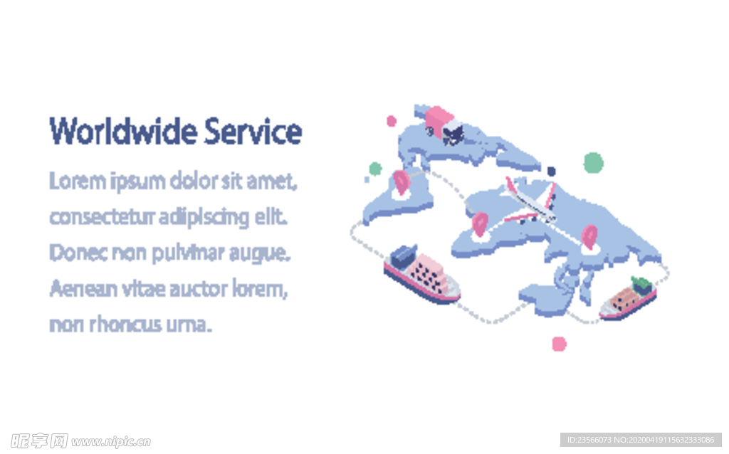 办公场景创意插画