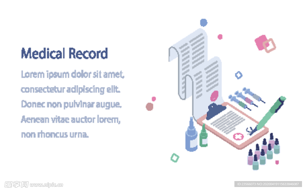 办公场景创意插画