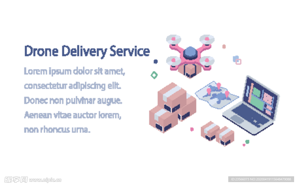 办公场景创意插画