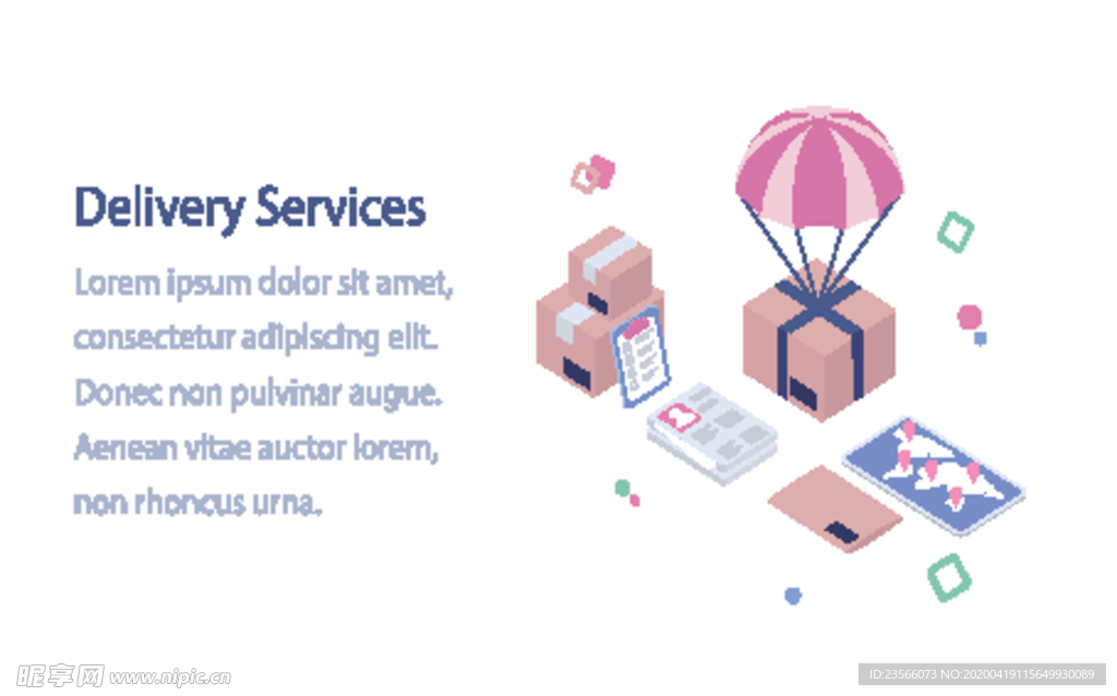 办公场景创意插画