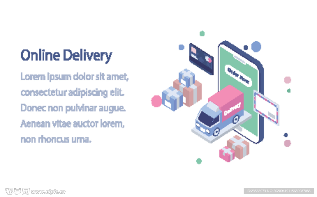 办公场景创意插画