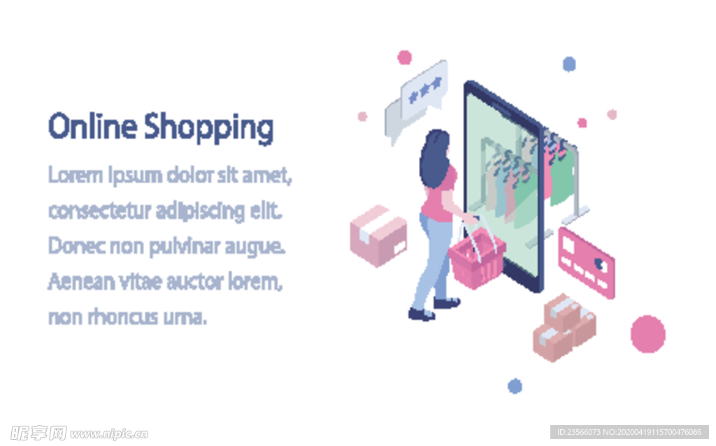 办公场景创意插画