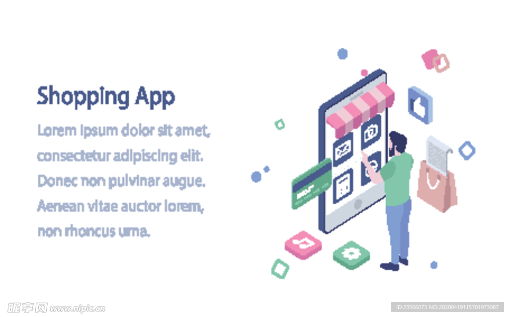 办公场景创意插画