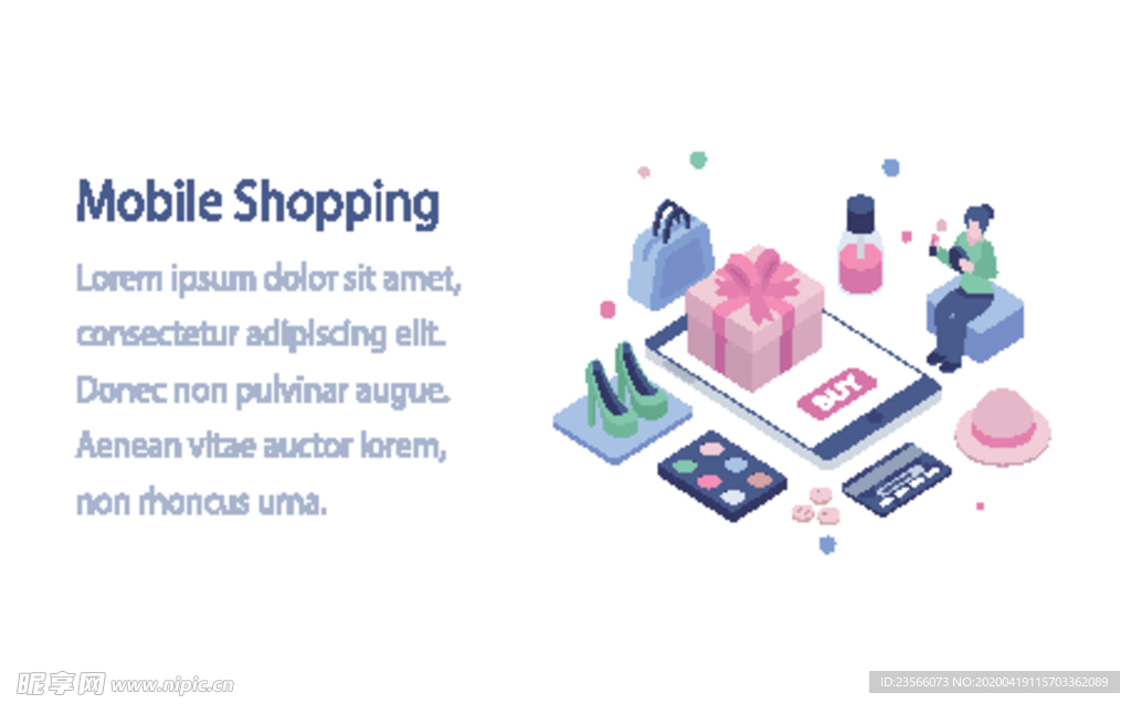 办公场景创意插画