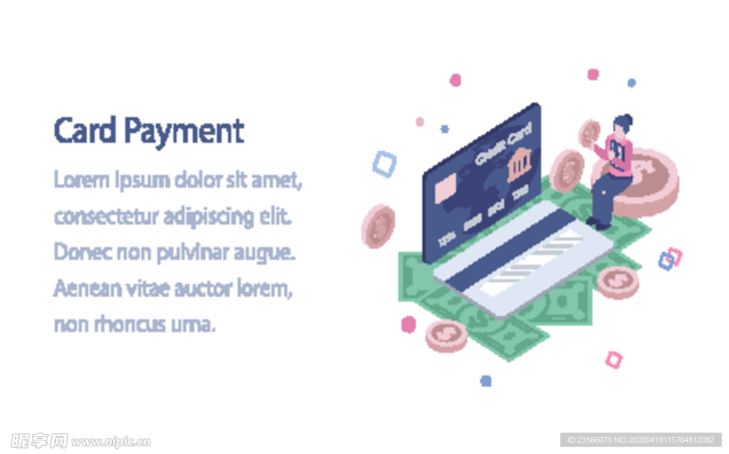 办公场景创意插画