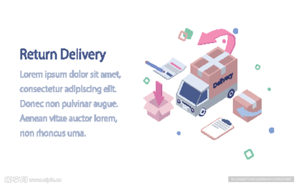 办公场景创意插画