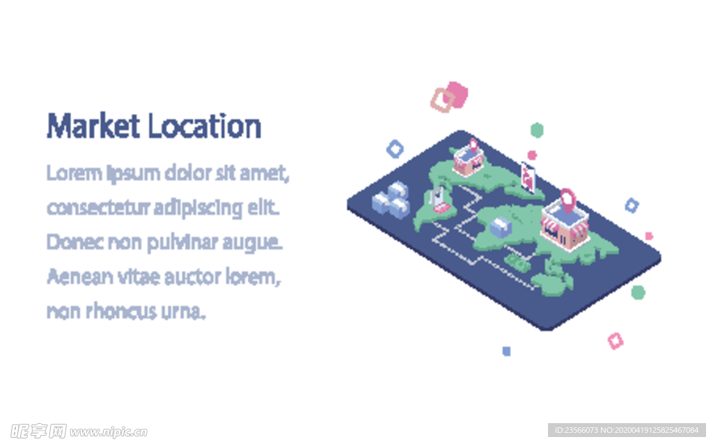 办公场景创意插画