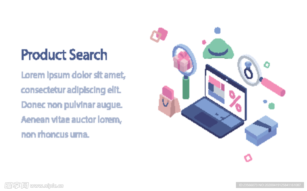 办公场景创意插画