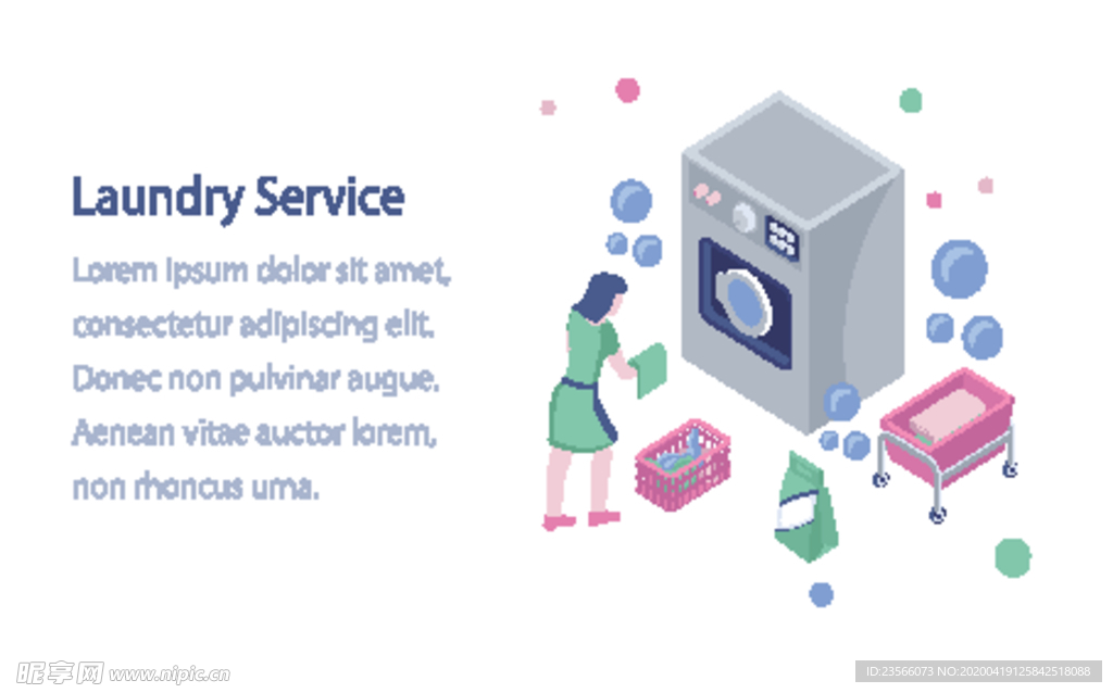 办公场景创意插画