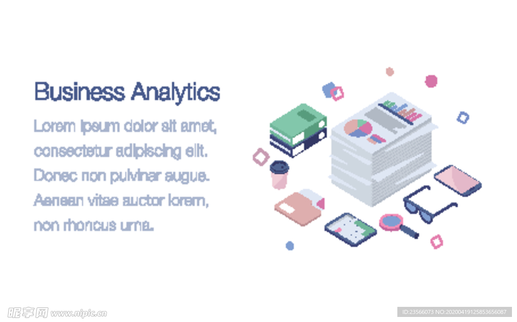 办公场景创意插画