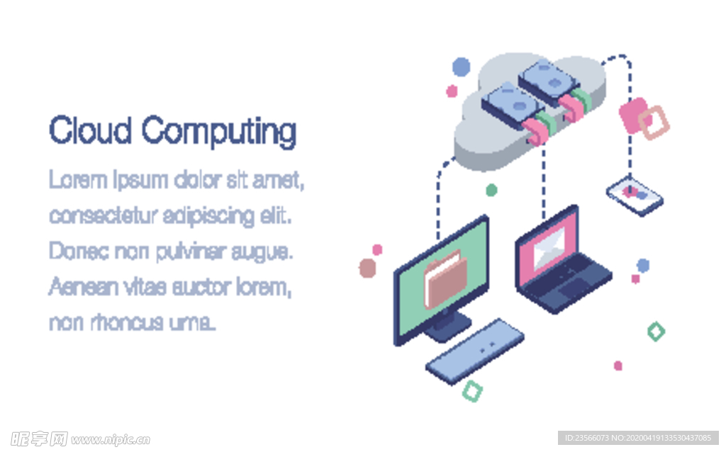 办公场景创意插画