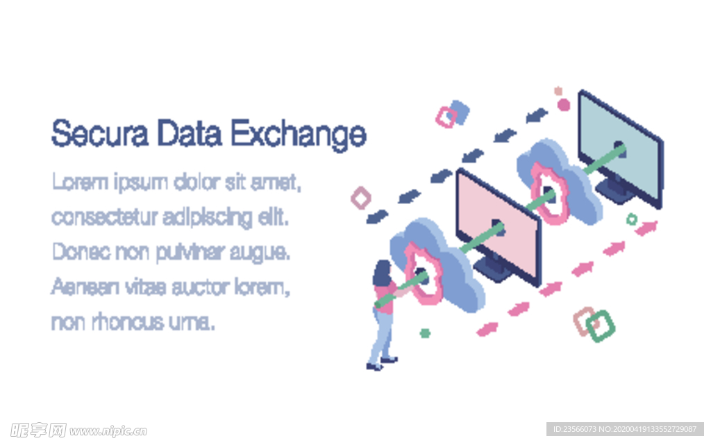 办公场景创意插画