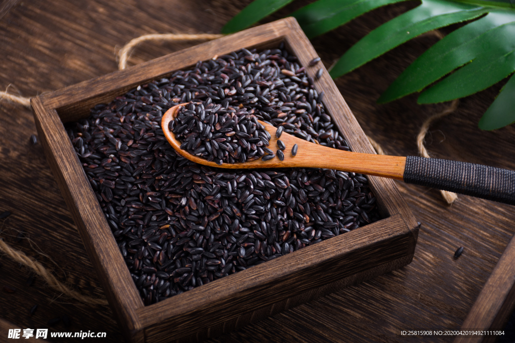 黑米五谷杂粮图片