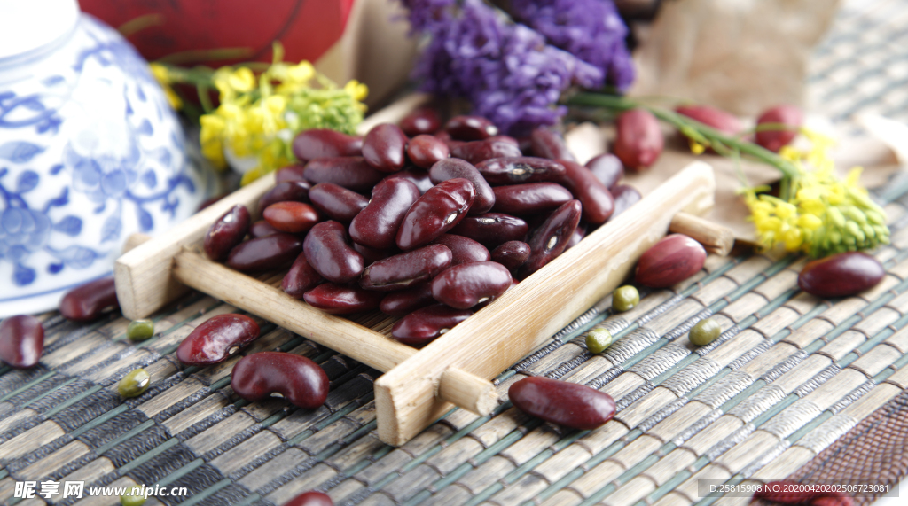 红油豆五谷杂粮图片