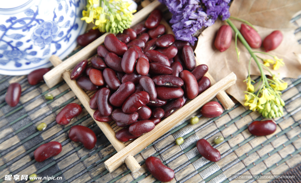 红油豆五谷杂粮图片