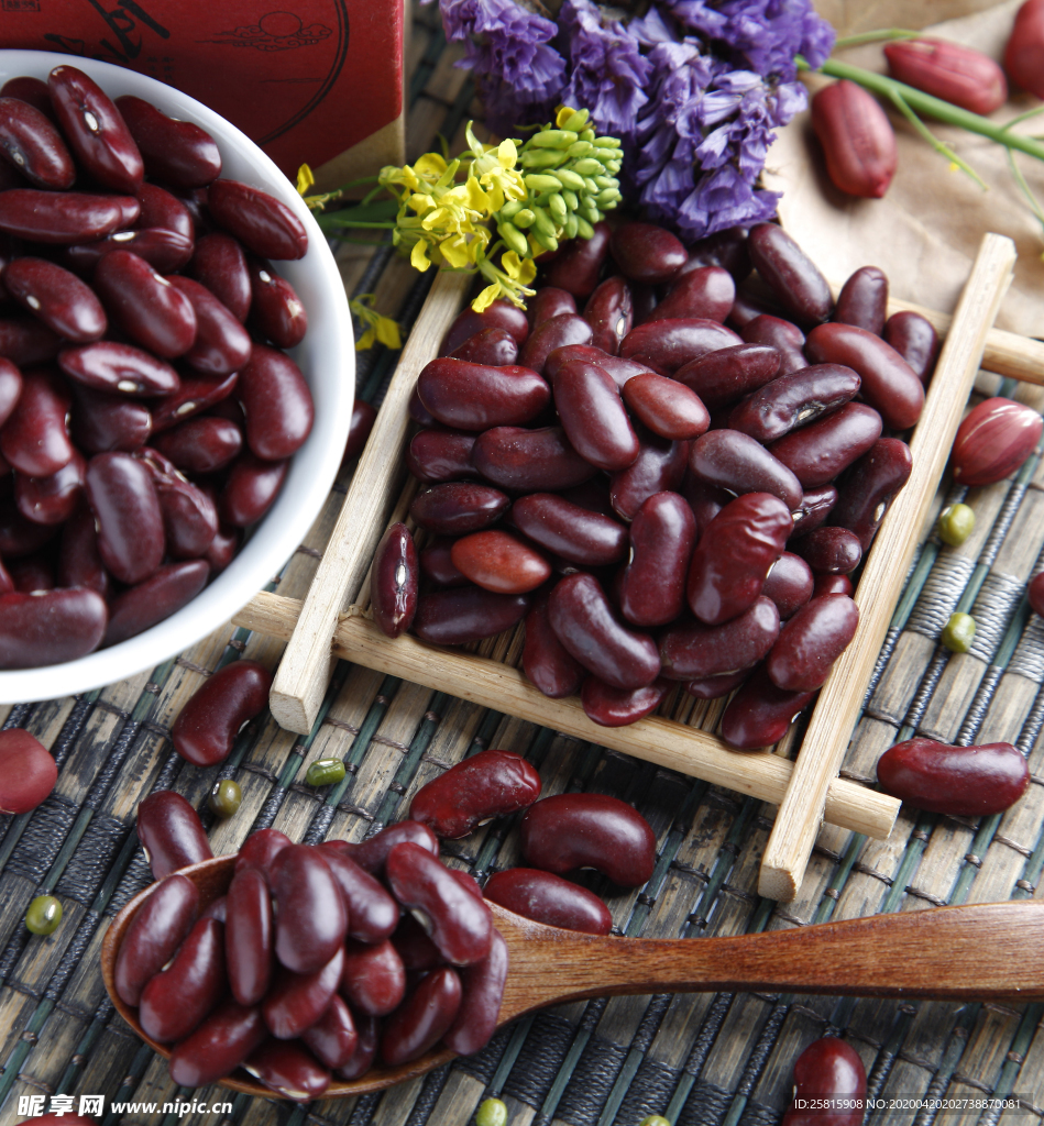 红油豆五谷杂粮图片