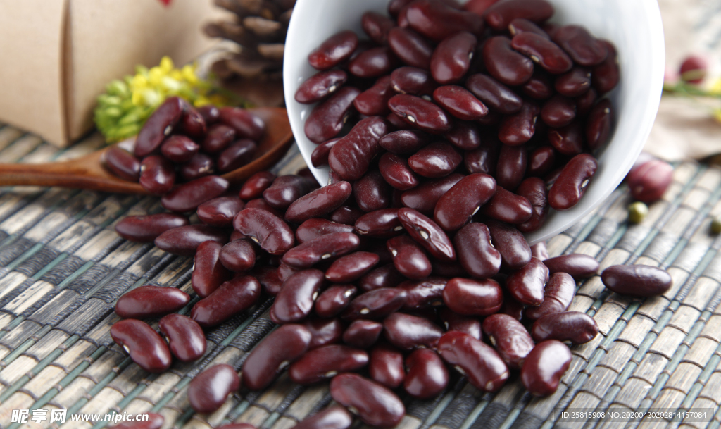 红油豆五谷杂粮图片