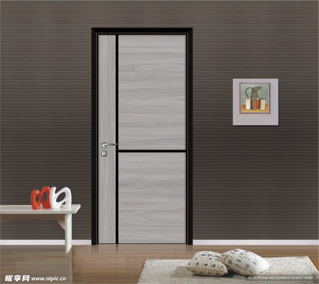 生态门客厅效果图背景