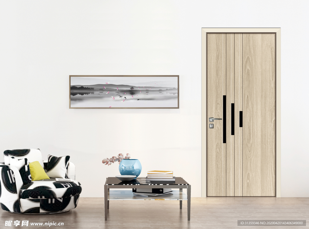 生态门客厅背景