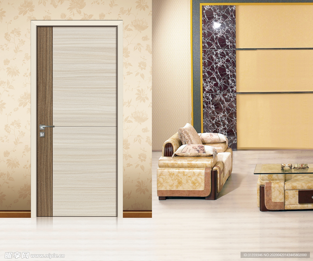 生态门客厅背景