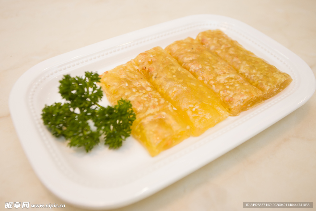 花生芝麻拉皮卷