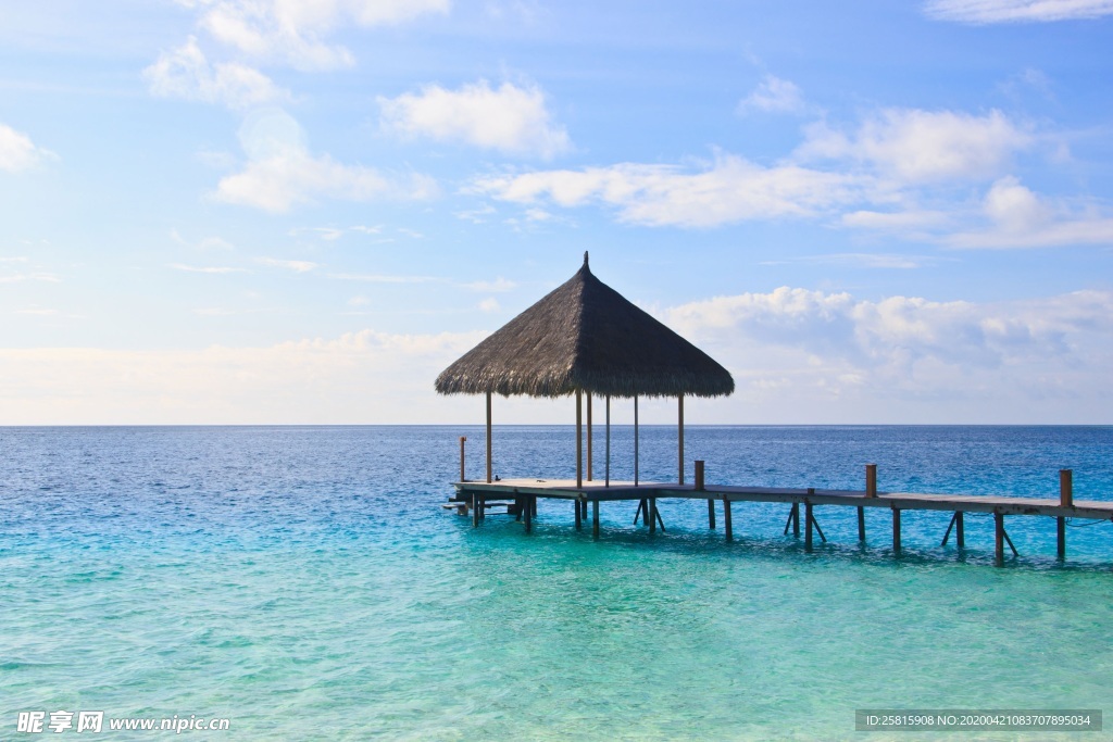 马尔代夫沙滩海岸图片