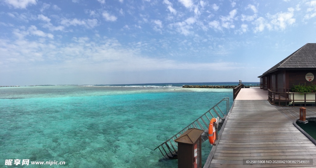 马尔代夫沙滩海岸图片