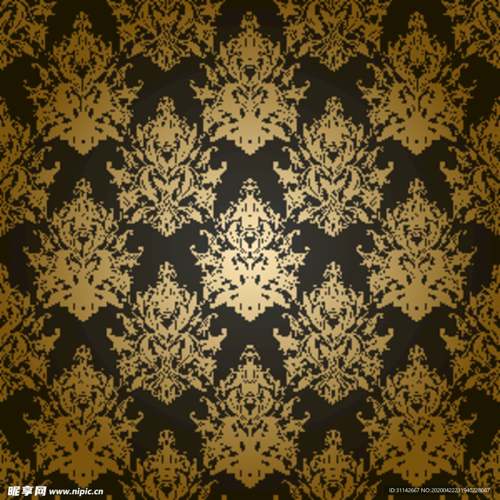 无缝印花花纹背景