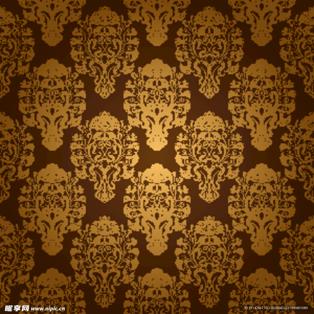 无缝印花花纹背景
