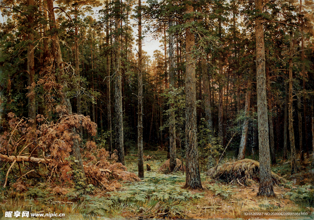 写实风景油画风景名画参考素材