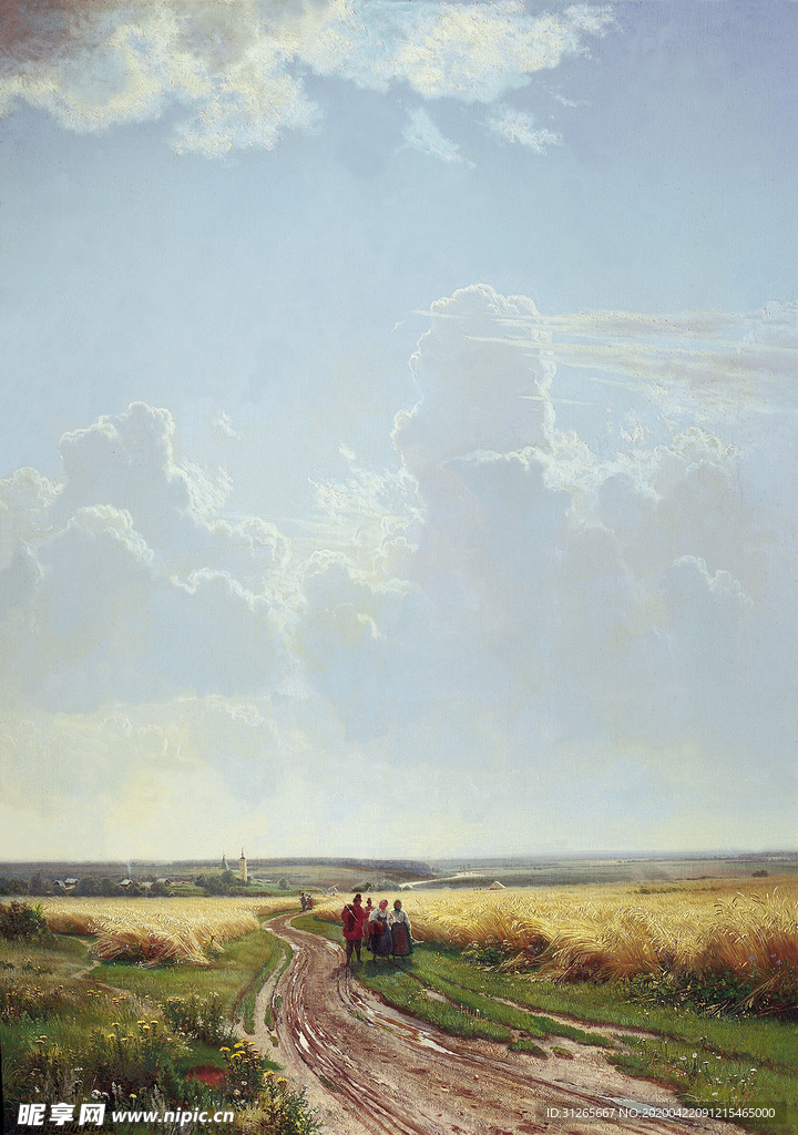 油画写生风景写生油画