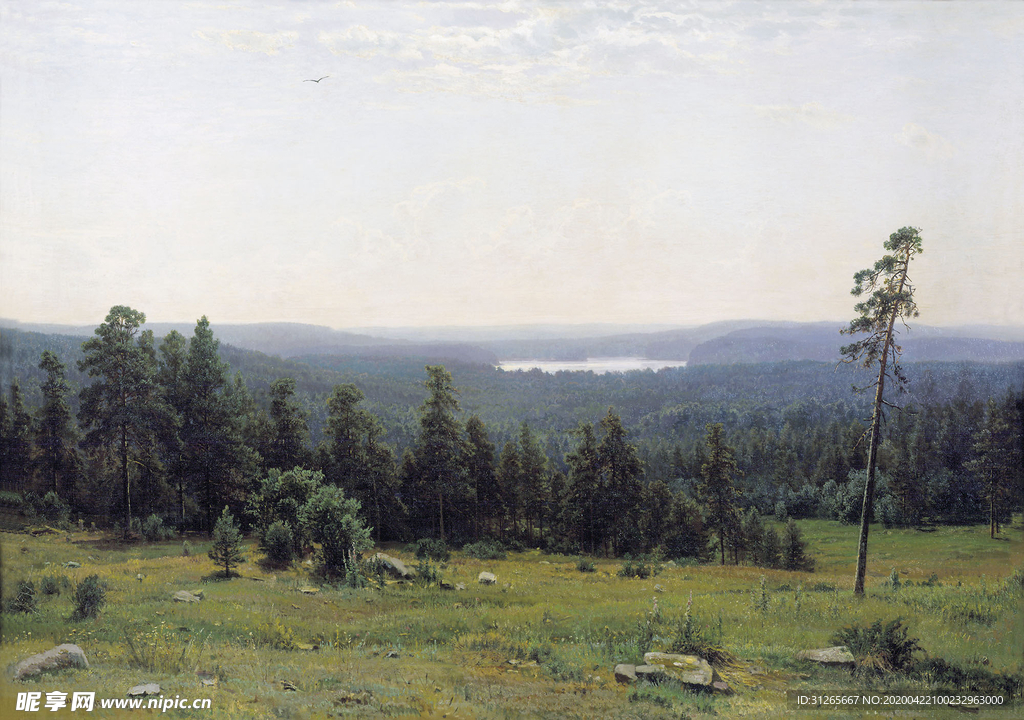 油画写实风景名家油画