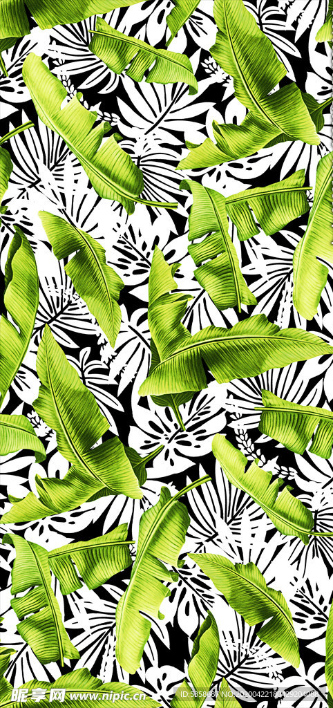 热带女装传统印花