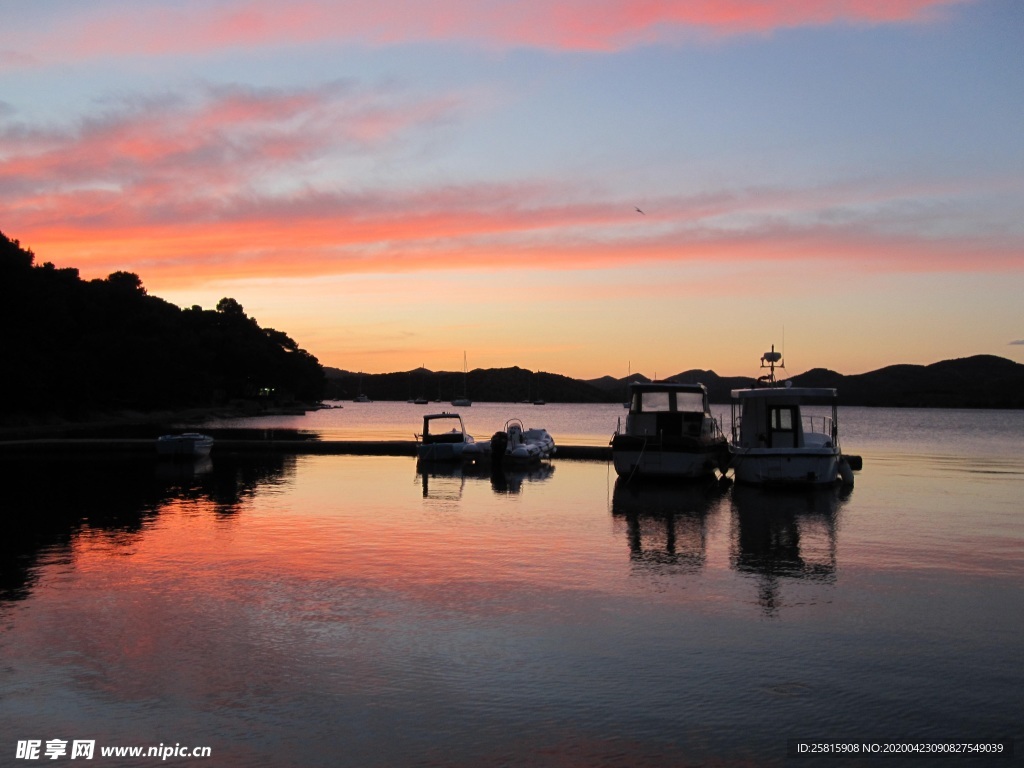 克罗地亚海岸风景
