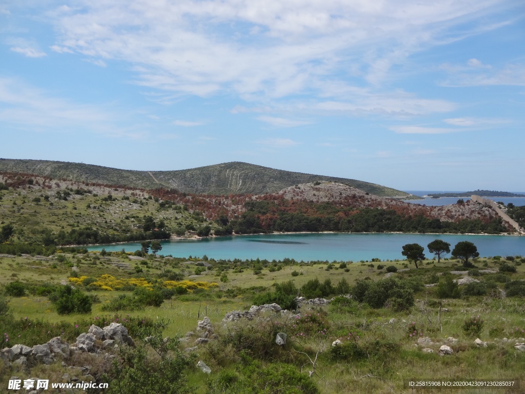 克罗地亚海岸风景
