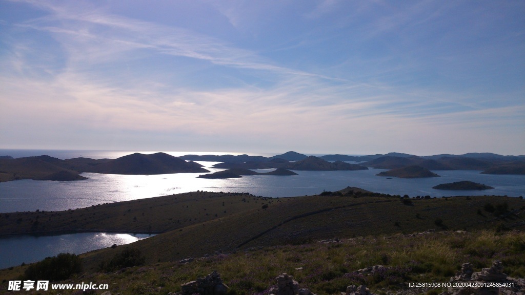 克罗地亚海岸风景