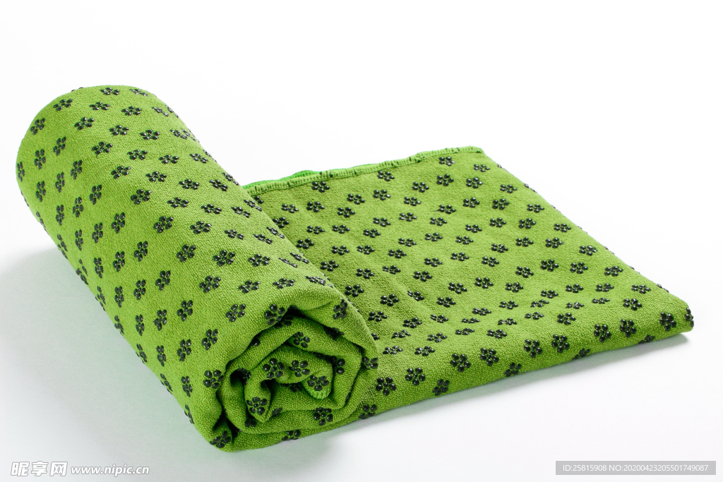 毛巾堆叠卷起图片