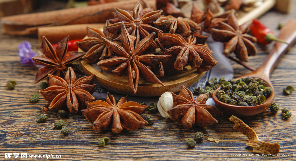 八角茴香五香调味图片