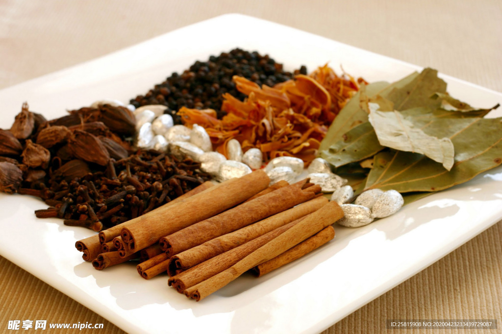 调料堆五香调味图片