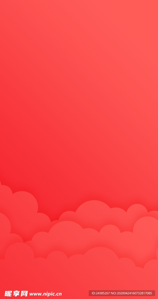 红色启动页背景图