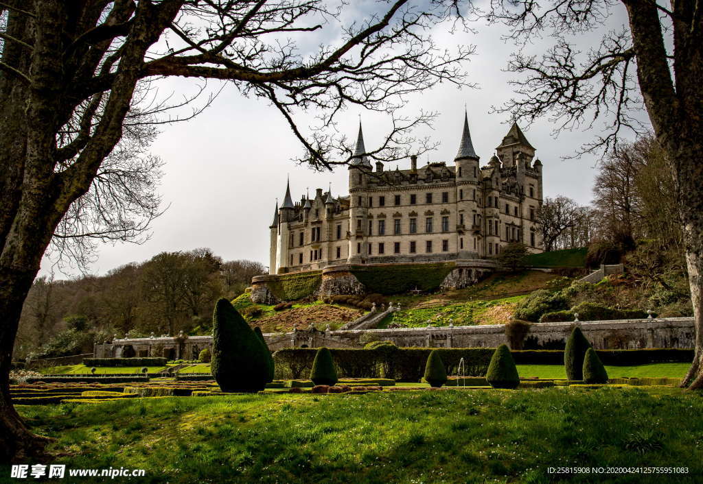 城堡古堡城楼图片