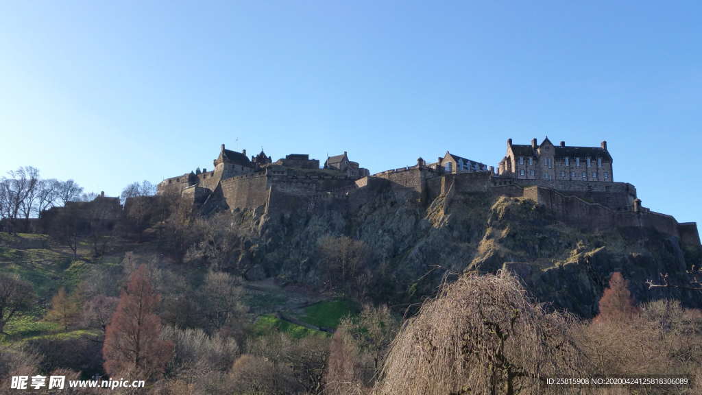 城堡古堡城楼图片